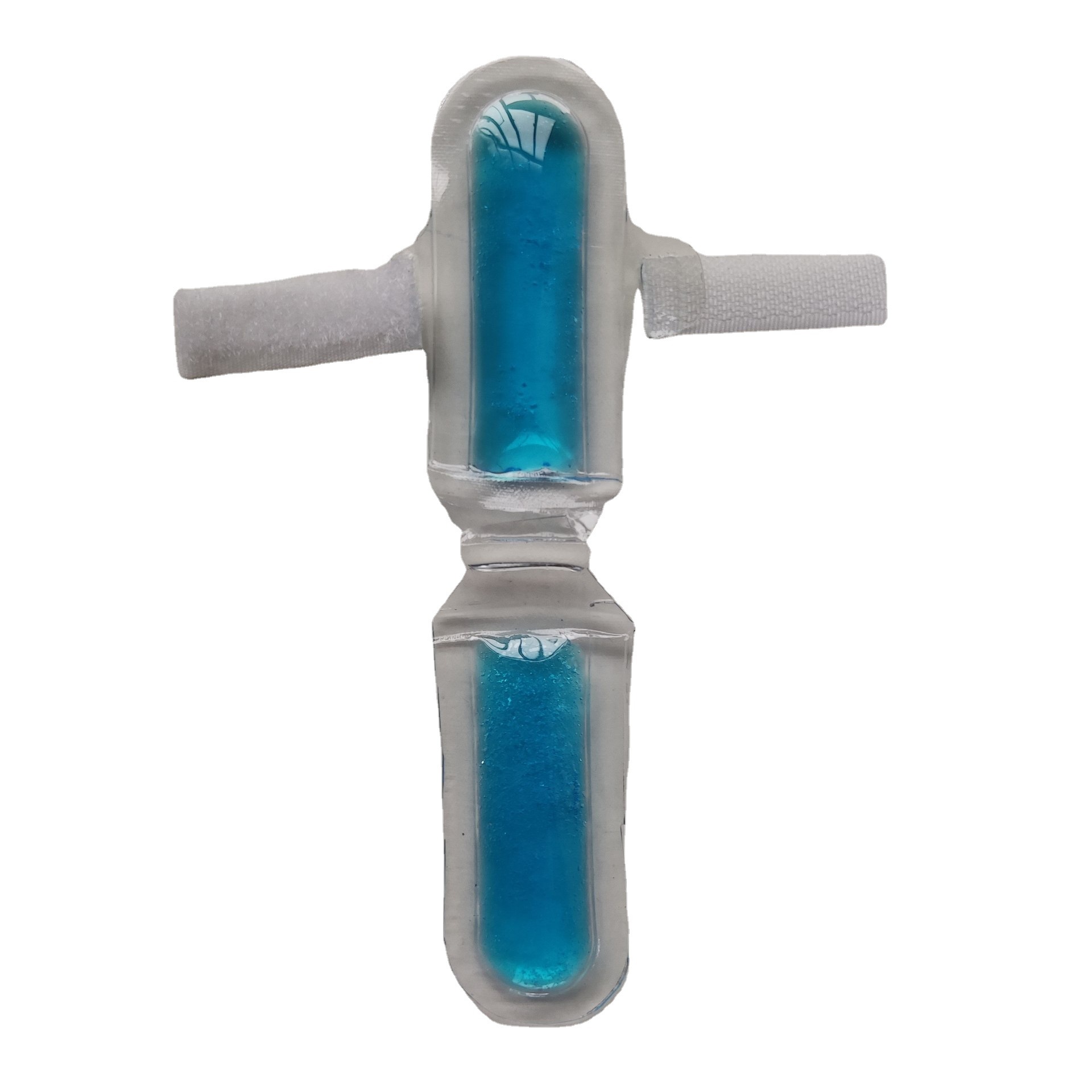 8cm de largo gel de PVC terapia de Salud Médica gel bolsa de hielo compresa fría y caliente en forma de palillos clip de la manga del dedo