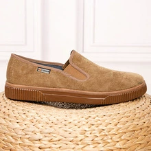 Обувь мужская 2025 весна новый фон один педаль холст обувь повседневная дышащая нескользящая одиночная обувь на открытом воздухе ходоки обувь мужская