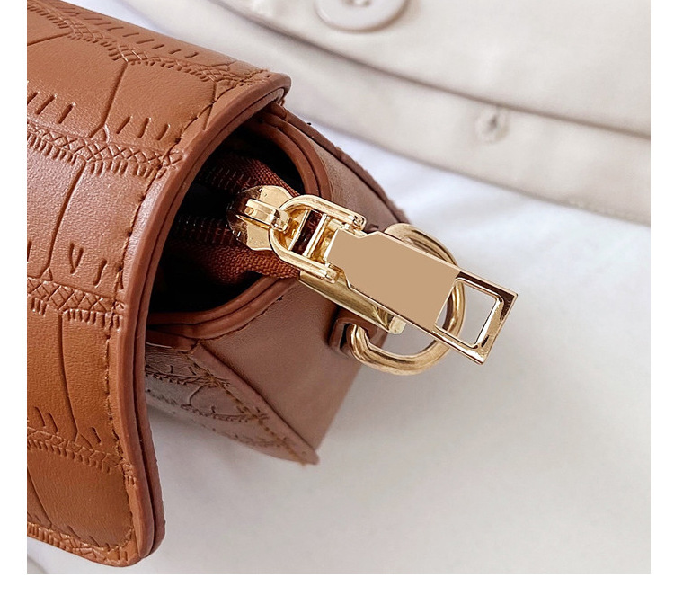 Street 2024 New Crocodile Saddle Shell One Shoulder Oblique Straddle Small Women's Bag Irregular_voghion.com