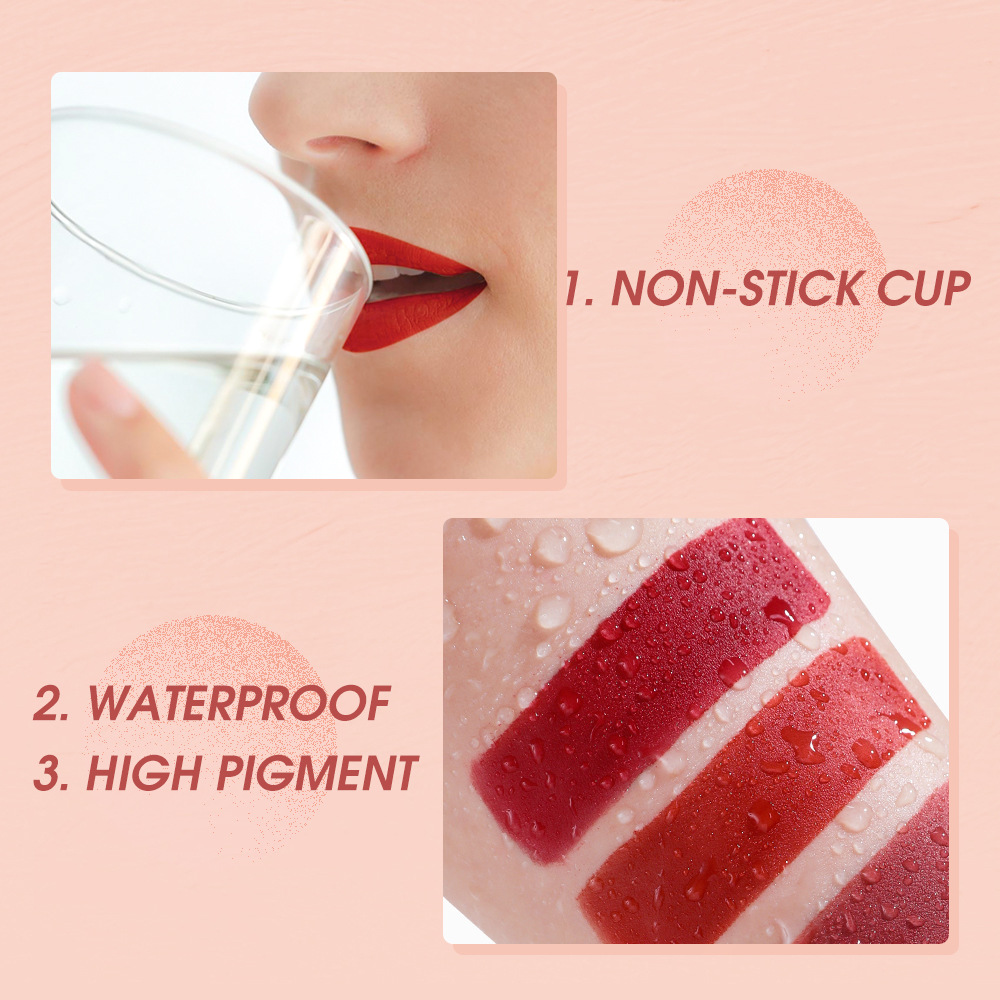 O.TWO. O soft cotton mist first love lip mud powder Blusher eye shadow can be used three times, velvet does not touch the cup and does not fade