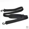 Black nylon shoulder pads