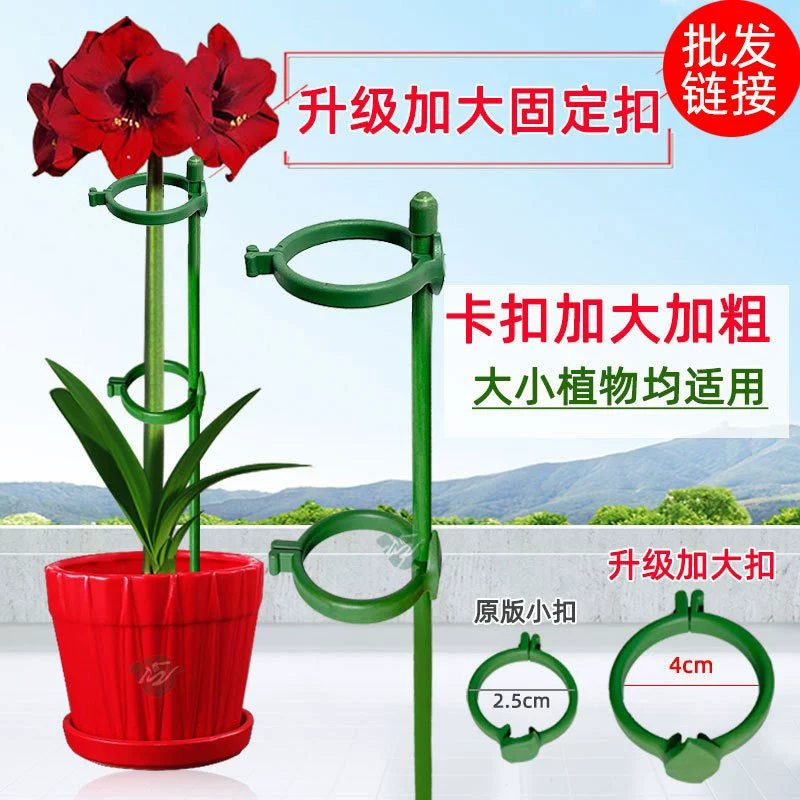 Фиксированная стойка против падения цветочной подставки для садоводства Одиночный столб наружный сад розы
