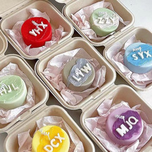 香薰字母蛋糕拍照闺蜜伴手摆件高颜值可爱ins生日