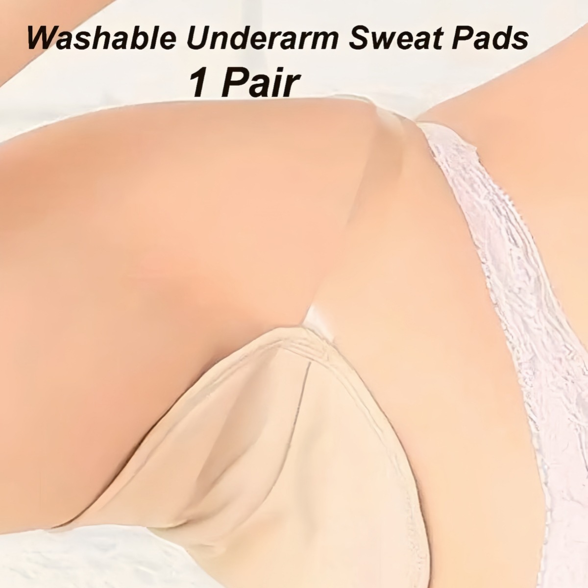Armpit Sweat-Absorbent Patch, Breathable, Quick-Drying, Washable Armpit Antiperspirant Pad, Reusable, Anti-Armpit Sweating, Thin Summer Style for All Seasons
