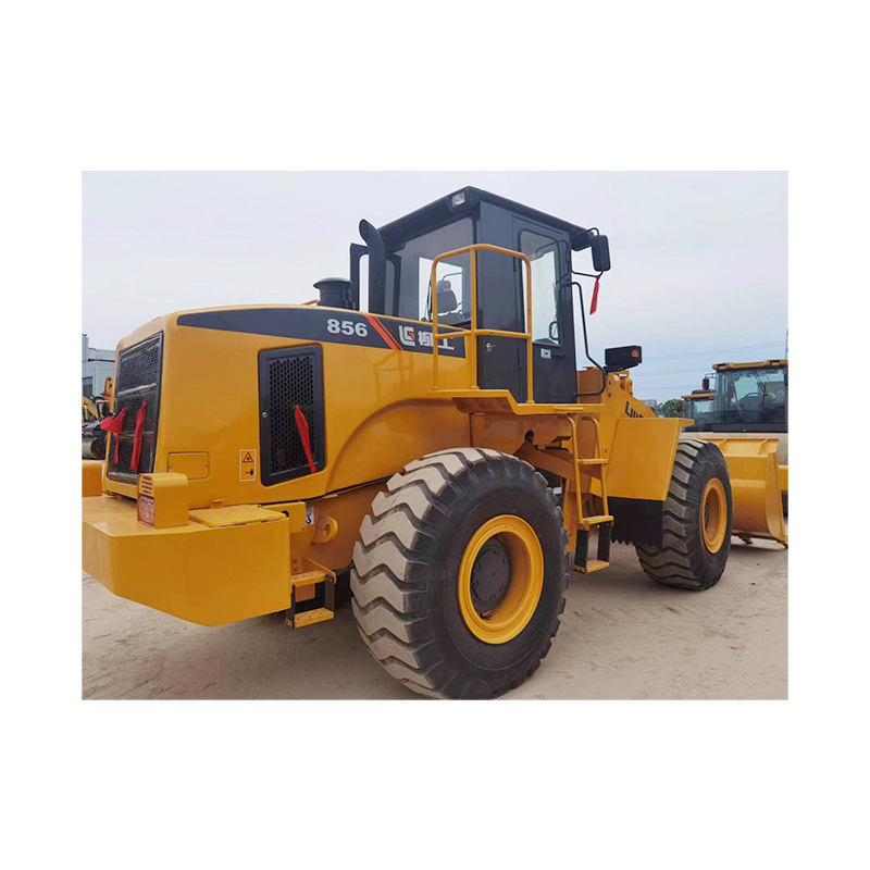 Cargadora de neumáticos noventa por ciento nuevo Liugong 856 piloto de ingeniería de construcción a gran escala convertido en carretilla elevadora