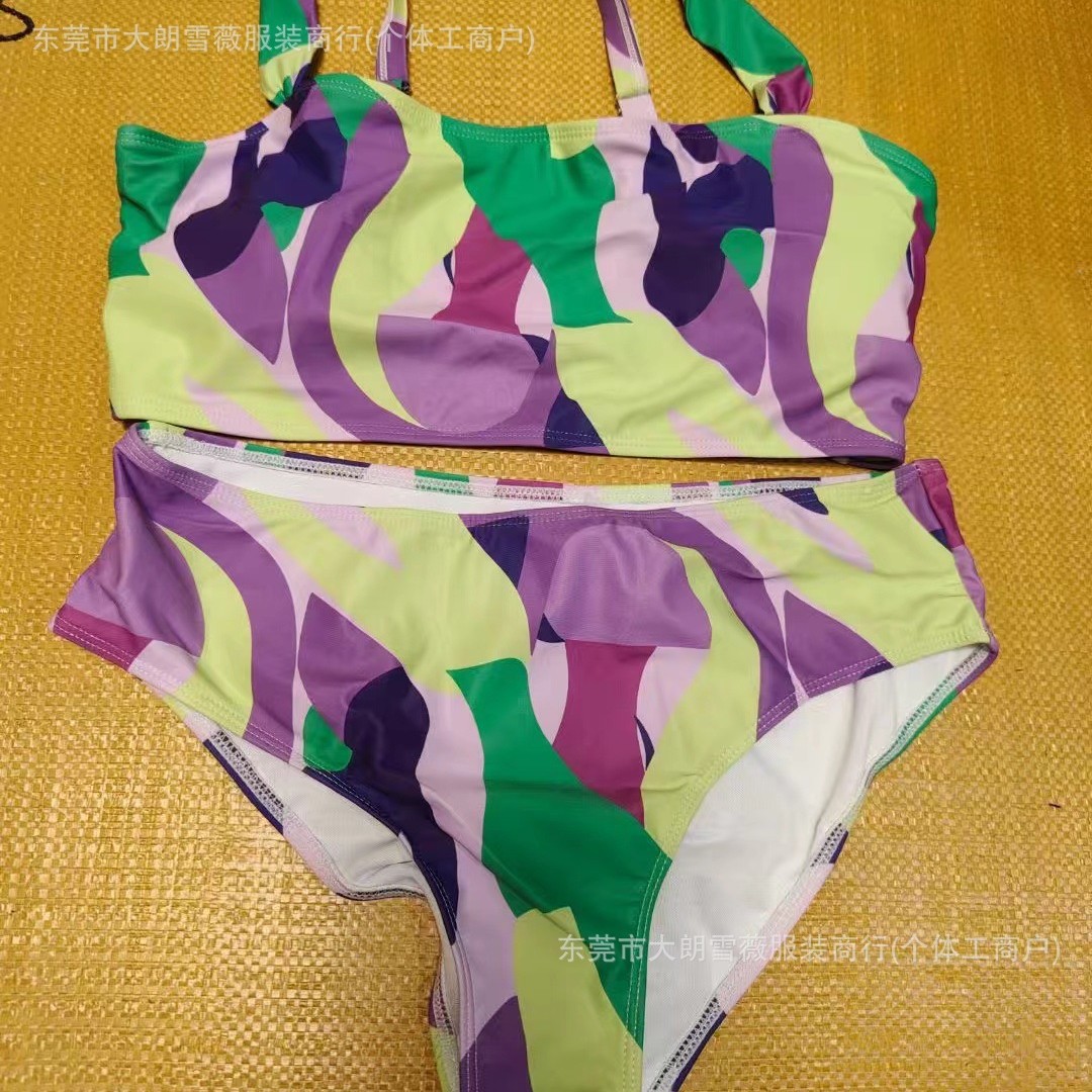 Bikini misceláneo de Amazon Comercio exterior europeo y americano Traje de baño de mujer sexy Traje de ropa interior Cross-border shein Hawaii