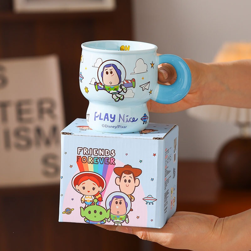 Toy Story Ceramic Mug for Home and Office Breakfast, New Model Birthday Gift for Women