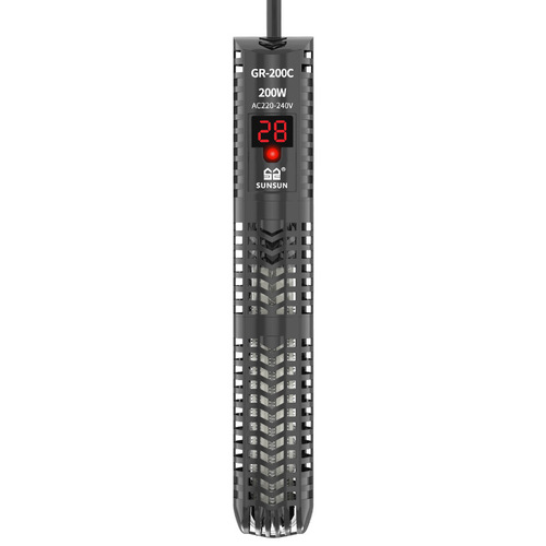Sensen fish tank heating rod red parrot non-explosive glass digital display turtle aquarium automatic thermostat GR