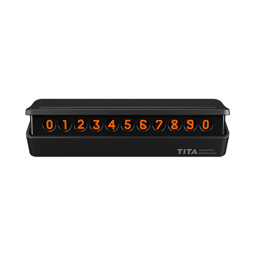 TITA temporary parking plate car parking card number car can hide the number and move the license plate three-dimensional creative