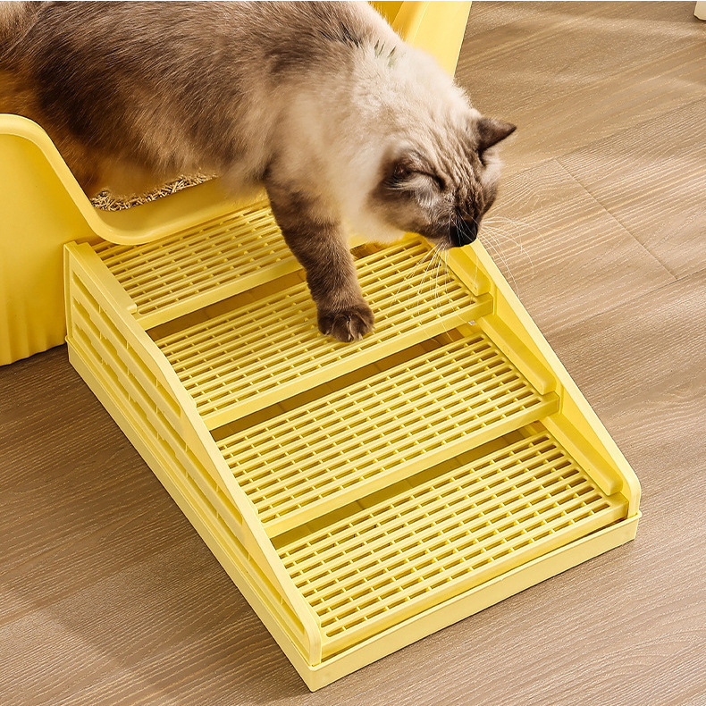 DIY Free Assembly Foldable Cat Litter Mat, Anti-Sand Spill Mat, Anti-Splash Mat, Cat Litter Box Foot Rub Mat