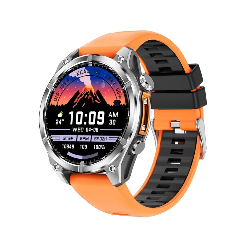 HD300 英語詳細 AMOLED Bluetooth 通話ワイヤレス充電心拍数血圧 3ATM 防水スマートウォッチ|undefined