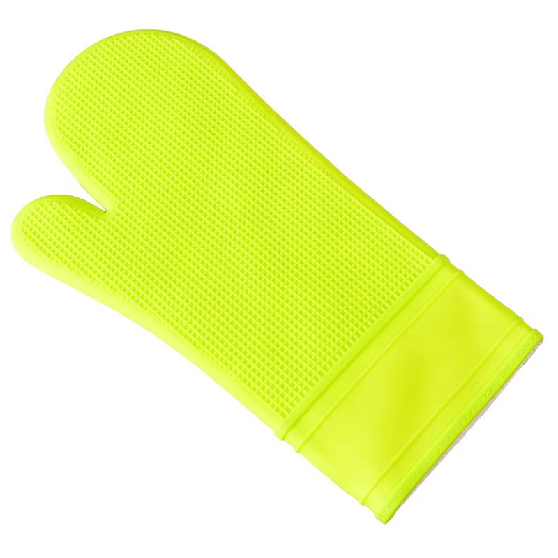 Fábrica guantes de aislamiento térmico largos en stock horno de microondas horno impermeable a prueba de quemaduras antideslizante guantes de aislamiento térmico de silicona
