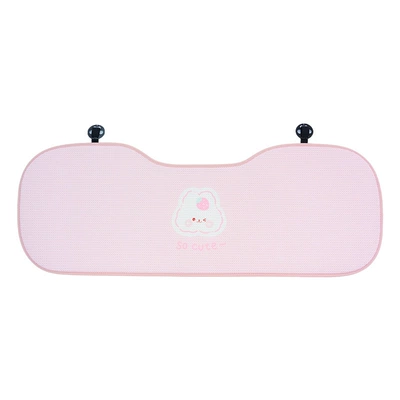 Universal Car Headrest, Waist support - cellular-strawberry-rabbit-cushion-rear