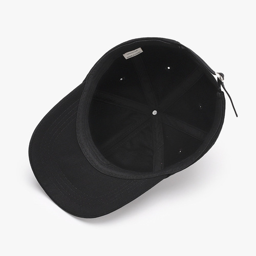 Spring and summer outdoor bare board black men's and women's unisex soft top baseball cap fashionable breathable cross-border European and American baseball cap