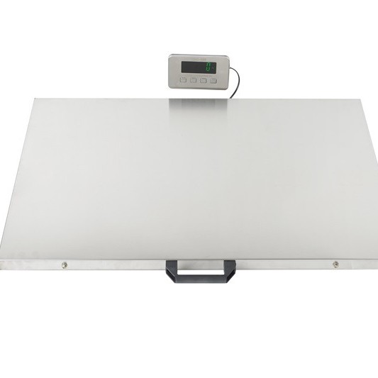 电子台秤 邮政称  400和500KG 带手 充电款式 大台面 80*53*5.5CM