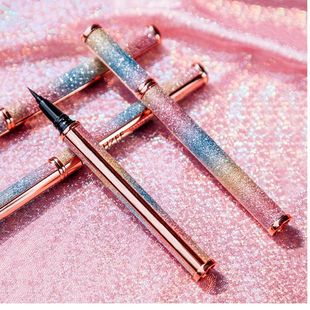 New Pink Star Eyeliner Not Sizzling Long-lasting Waterproof Black Brown Color Novice Beginner Very Fine Head