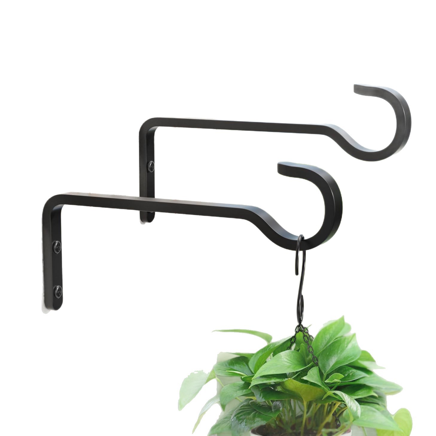 Suministro de 6 pulgadas de metal gancho de pared gancho de la planta al aire libre decoración de alimentación de aves para hacer fotos