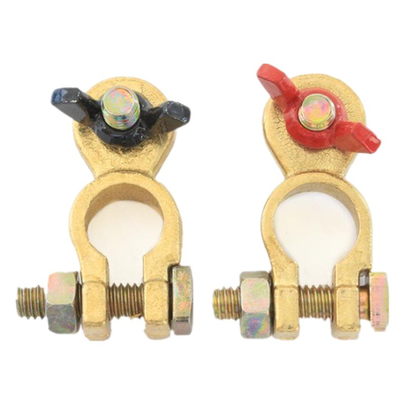 Venta directa de fábrica accesorios del coche batería pila terminal cableado de la batería tarjeta postal clip de batería de cobre puro