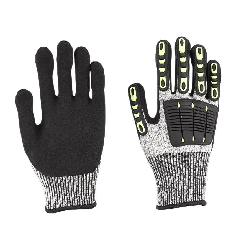 13针TPR防切割手套丁腈防滑耐磨防撞劳保手套超级工厂批发代发