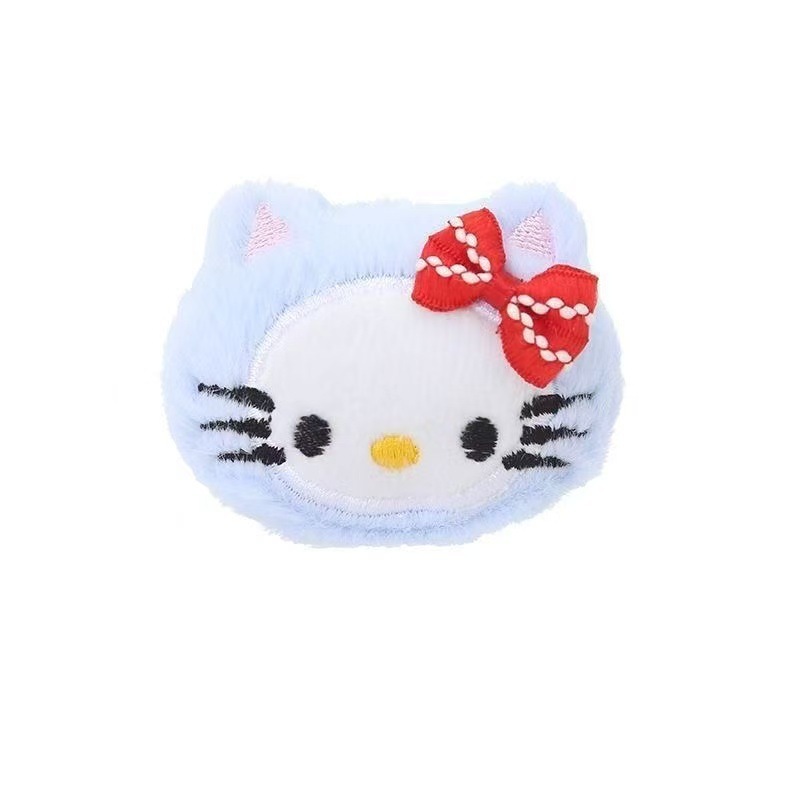 卸売漫画ぬいぐるみサンリオキティ猫ヘッドギア弓ブローチ賞人形バッグペンダント diy アクセサリー|undefined