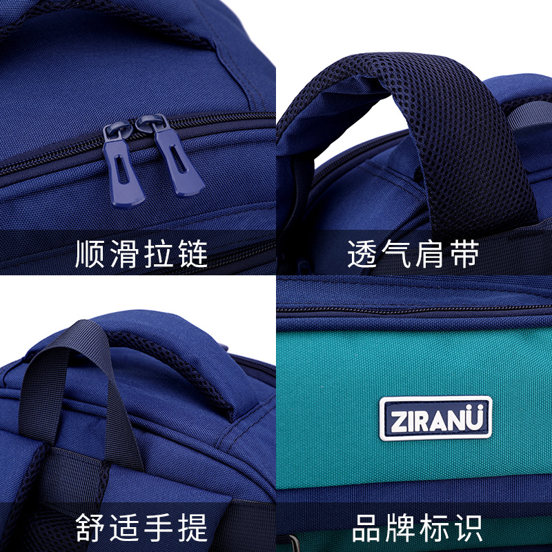 Mochila de pescado natural para niños 1 - 3 - 6 grados escolares escolares mochila escolar