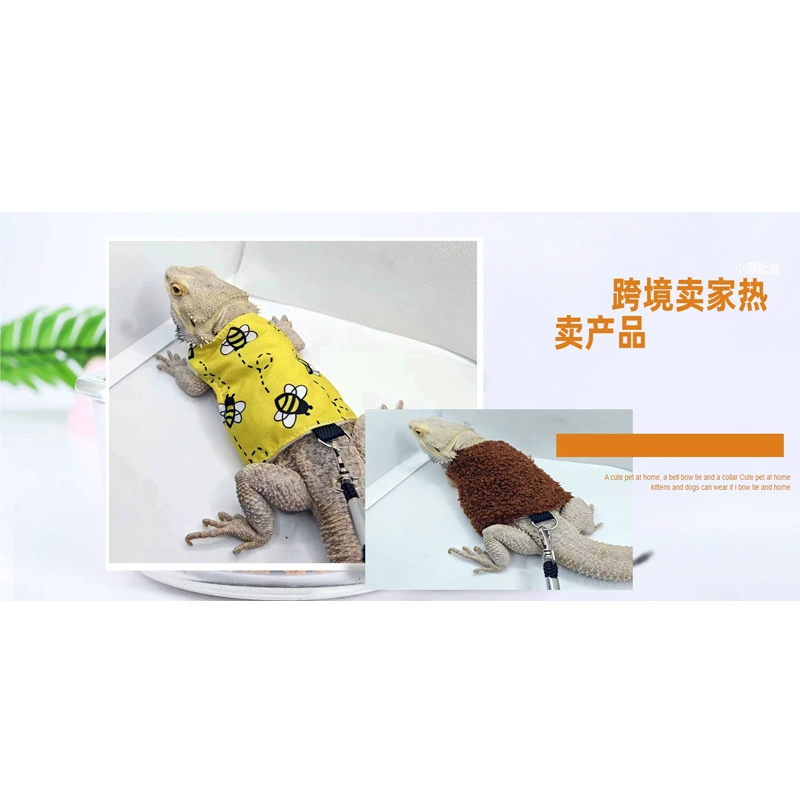 Трансграничный горячий ящерица нагрудный ремень кролик маленький питомец Тяговая веревка кроличья веревка поставки Тоторо одежда для домашних животных хамелеон