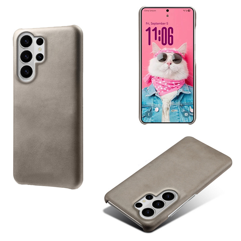 Wholesale Suitable for Samsung S26 Ultra Protective Case Protective Leather Case Samsung S26 Calf Pattern Protective Case