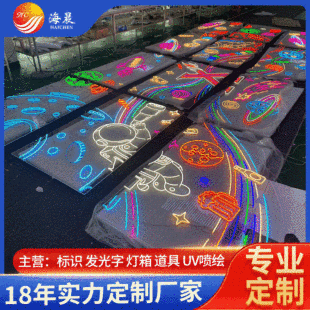 Semi-outdoor door advertising signs Lighting LED luminous characters Internet red background wall neon signs customized by manufacturers