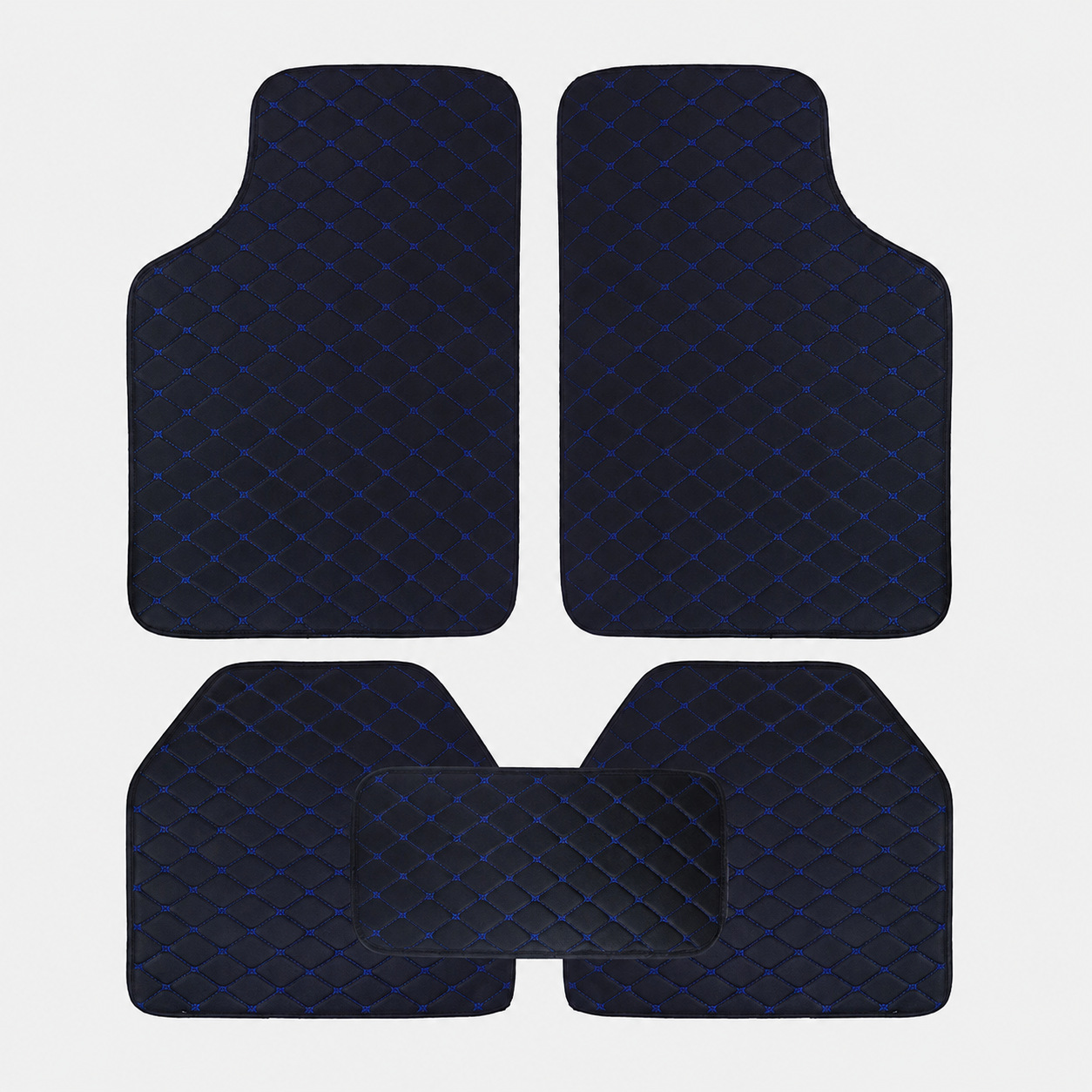 Wholesale and dropshipping of foreign trade car carpets, Amazon cross-border quilted foot mats, right-hand drive PVC universal car floor mats