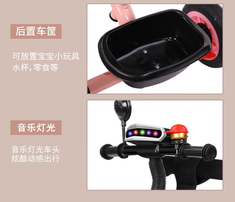 Infant stroller tricycle for 1-5 year old kids