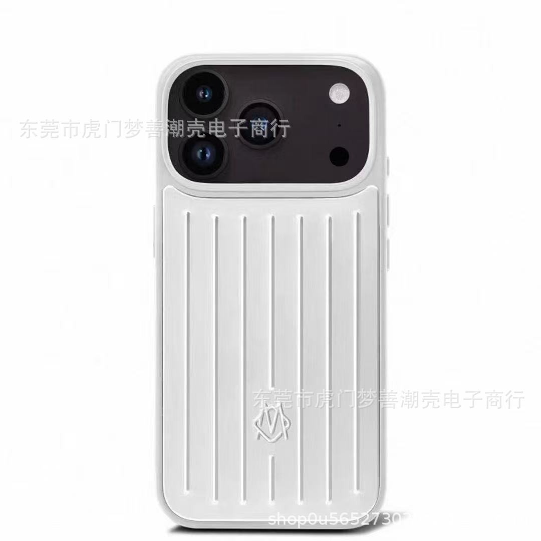 New Aluminum Alloy Apple/Black Suitcase All-Inclusive Mobile Phone Case Apple Model Apple 17Promax/17Pro