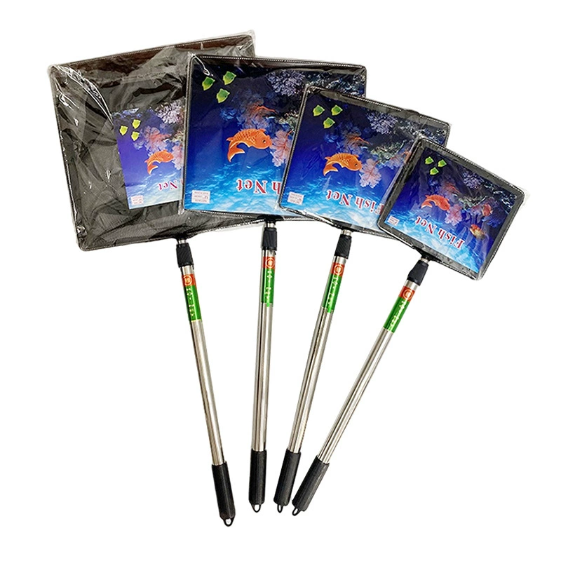 Источник производитель на заказ из нержавеющей стали телескопическая рыболовная сеть для аквариума рыболовная сеть Золотая рыбка декоративные рыбы рыболовная сеть