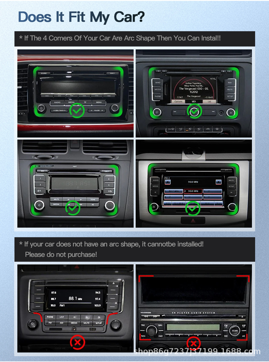 Suitable for Volkswagen Tiguan Polo 6R Touch Model 9inch Android Carplay Car Navigation Central Control All-In-One Machine