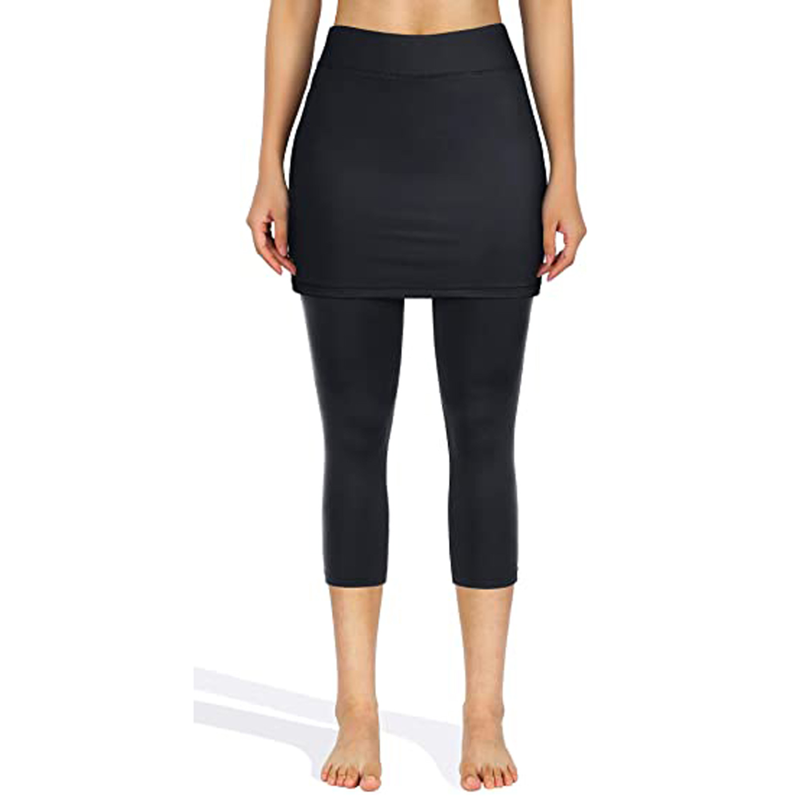 European and American Popular Spring & Fall Outer Wear Fake Two-Piece Women's Casual Pocket Sports Fitness Running Yoga Tennis Skirt Short Skirt