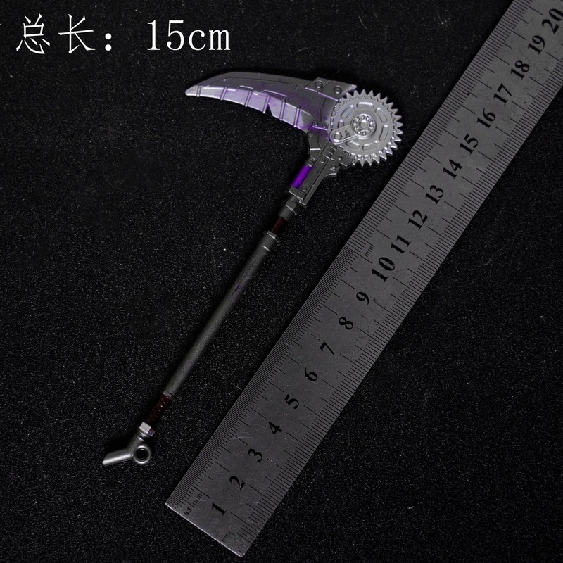 地铁逃生兵器 火焰刀冷锋神龙近身武器 战镰碎刃金属合金模型道具|undefined