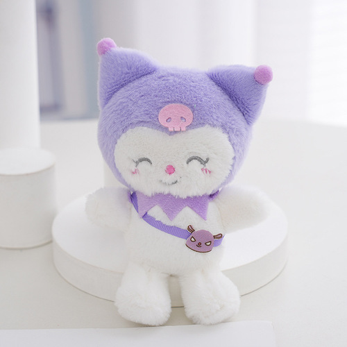 Sanrio series plush pendant 14cm school bag backpack plush toy pudding dog cute plush doll wholesale