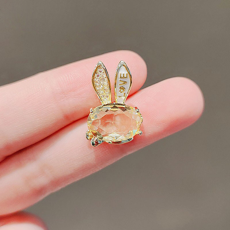 Simple anti-exposición pequeño pecho pin hebilla todo partido Opal collar camisa cardigan collar pin accesorios unisex