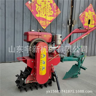 柴油8马力链轨微耕机独轮趟地开沟机 手扶式果园翻地机