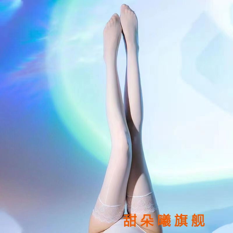 滑り止め孔雀柄912針薄手8D馬油ソックス ロング丈ニーハイソックス オイル光沢ソックス 純情系風鬼Sy|undefined