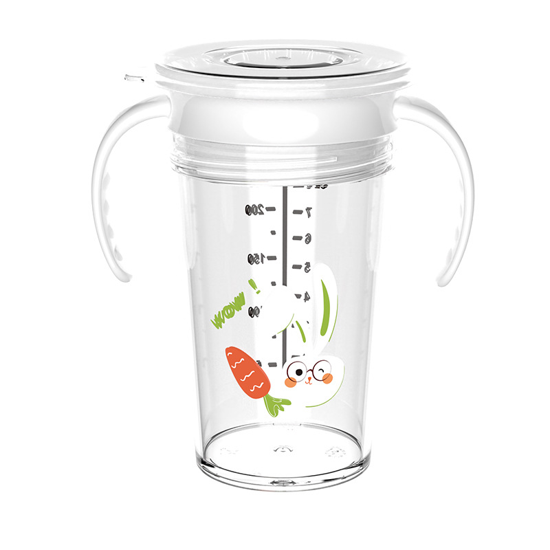 Guapo niño taza de dibujos animados PP material taza de agua con mango taza abierta taza de agua abierta taza al por mayor