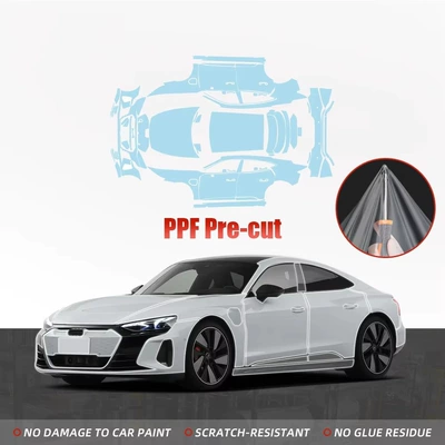 21-26 Models Audi E-Tron Gt Tpu Invisible Car Wrap Pre-Cut Paint Protection Film Anti-Scratch