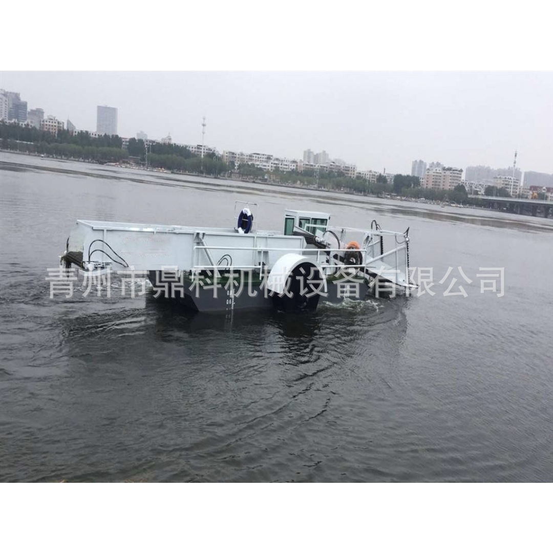 割草船 水葫芦打捞船 水面保洁船 全自动割草船 河道清理保洁船