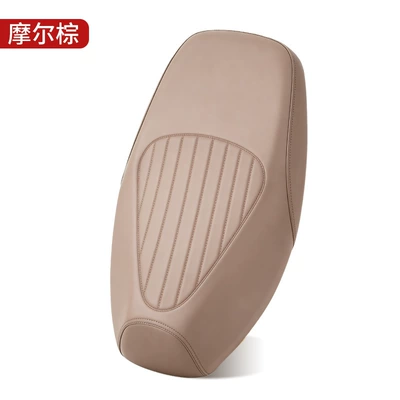 Suitable for Yadi Modern Bloom Mulan 607080 Electric Vehicle Seat Cushion Cover, Thickened Waterproof and Anti-Slip Seat Protection Cover (Motorcycle cushion) - moore-brown-thick-stamped-leather-sponge-waterproof-yadi-modern-bloommulan-exclusive