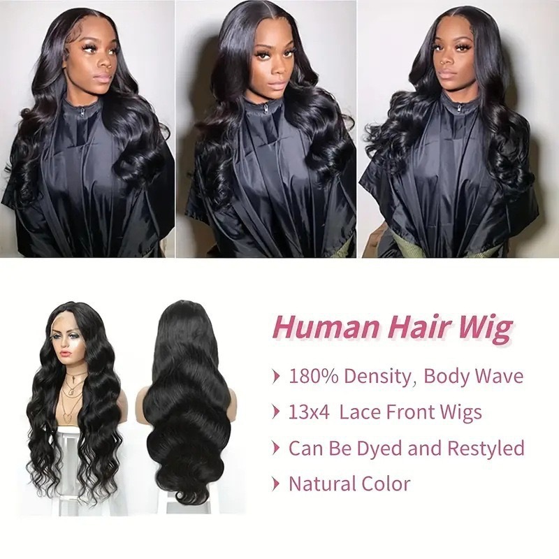 13x4 Lace Front Wig Peluca de encaje delantera transfronteriza europea y americana Tapa de pelo largo y rizado de onda grande para mujer