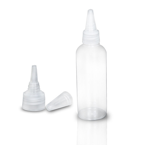 200ml pointed-tip bottle, 100ml squeeze bottle, transparent PET colorant bottle, color adjustment bottle, pointed-tip cap, plastic bottle