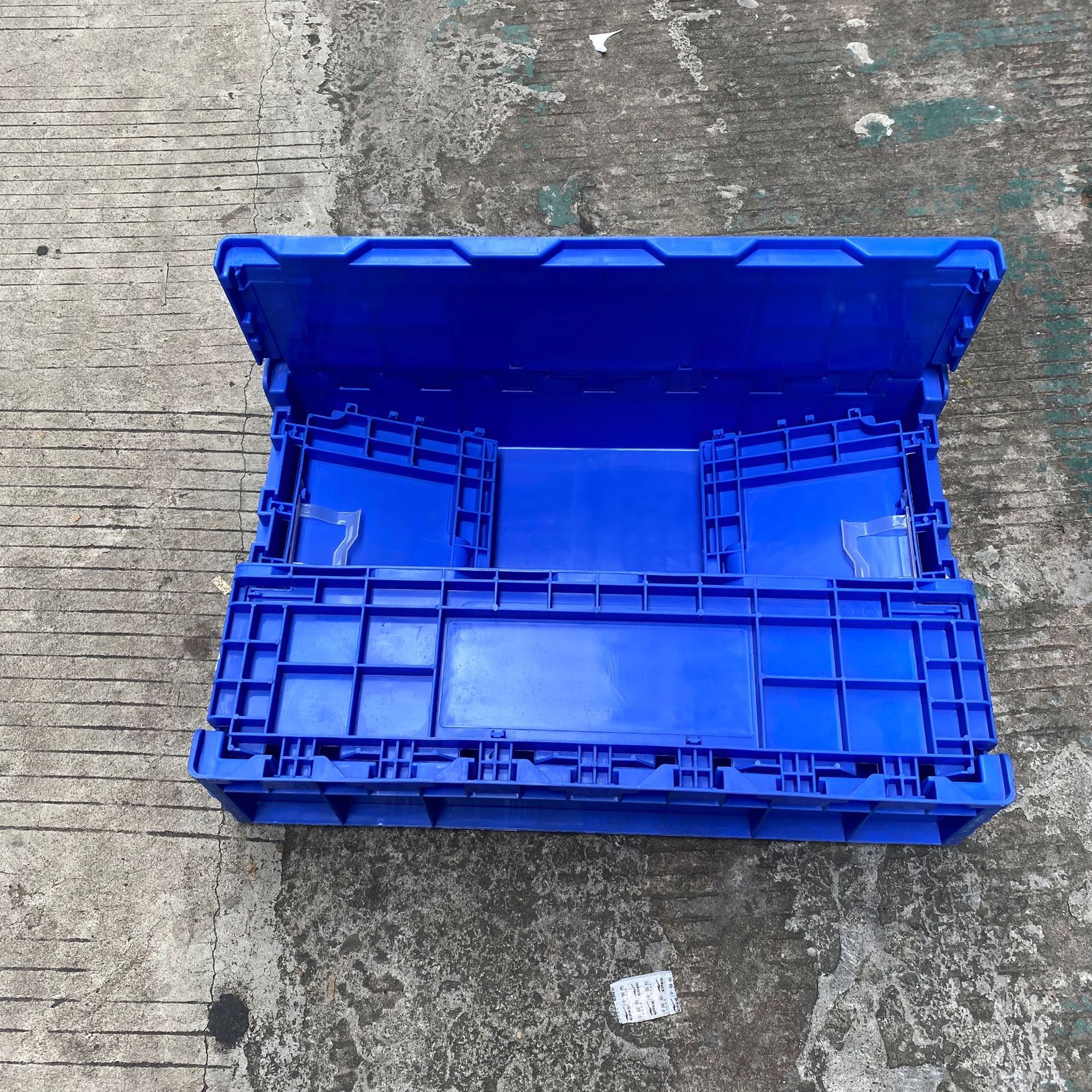 塑胶折叠箱 内径550*365*330mm高位周转箱 无锡 常州 盐城塑料框