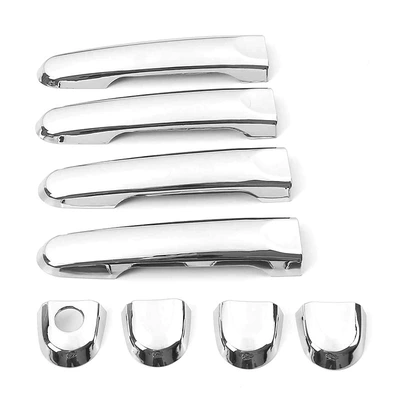 Suitable for 13-18 Nissan Note E12 door handles, door bowl handles, anti-scratch modification accessories (Other Automotive Exterior Supplies) - single-hole-plating