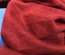 重磅歐洲JIN口設計師面料針織純亞麻深紅色夏防曬開衫親膚服裝