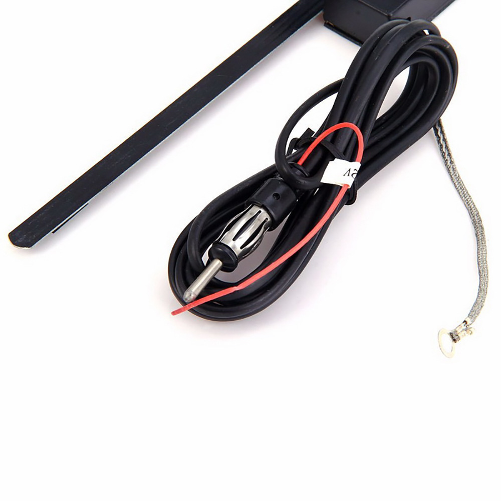 Car Radio Antenna, Built-In Vehicle Signal Antenna with Amplifier to Enhance Strong Radio Reception