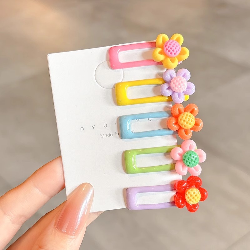 Niños pinzas de cabello estrella de cinco puntas bebés pinzas de cabello estrella niñas no lastimas tocadillos de cabello lateral frangeas rotas pinzas de cabello bb